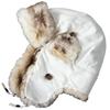 FAKE SUEDE Bomber Cap Flight Cap Earmuffs ARMY Earmuffs Aviator Pilot Winter Autumn Ivory L [Wreck Hatter] Men's Women's RH-802