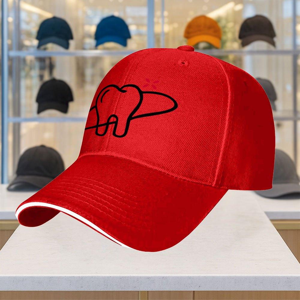 Tooth Pain Relief Dentist Graphic Baseball Cap Polyester Lightweight Adjustable Snapback Hat for Men Women Outdoor