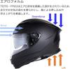 TEITO FF922 Hairline Scratch Black Motorcycle Full Face Helmet with Inner Visor SG Standard PSC Compatible with All Displacements XL Size