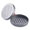 Burger Press Patty Maker Stainless Steel Hamburger Mold Non-Stick with 100 Patty Papers
