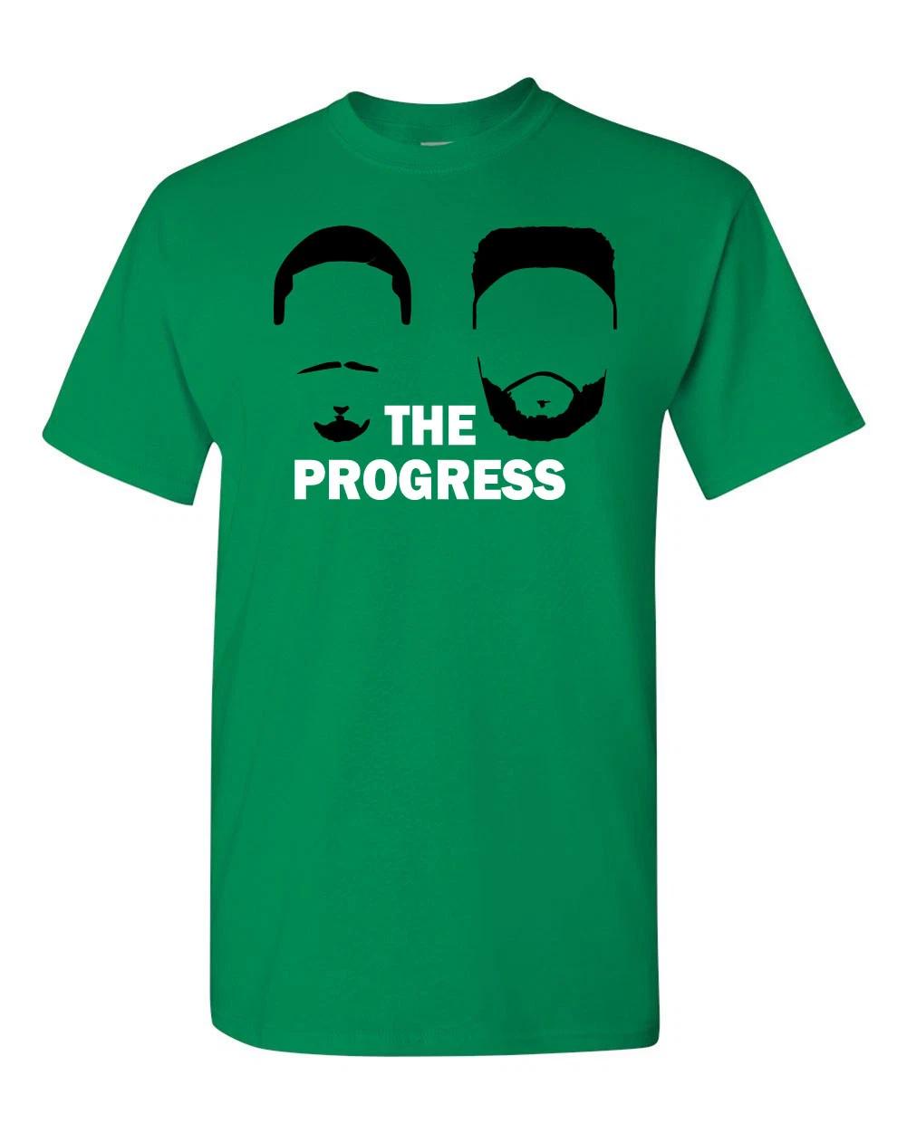 Jaylen Brown Jayson Tatum Boston Celtics The Progress T-Shirt L