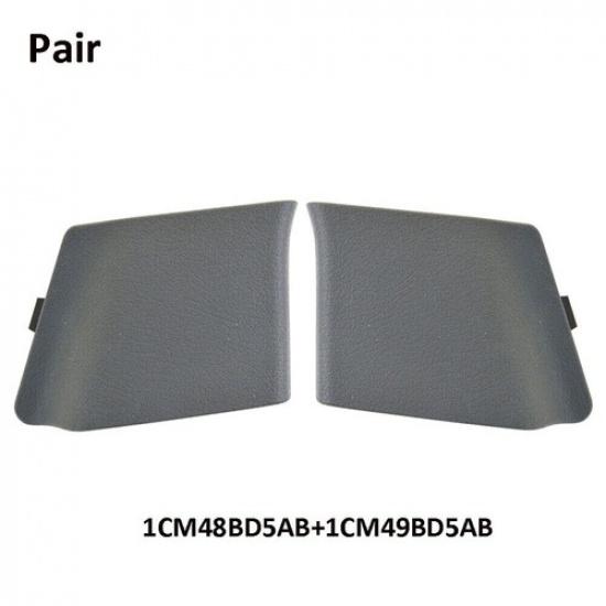 Left Right Slate Gray Seat Belt Anchor Cover For 06-08 Dodge RAM 1500 2500 3500