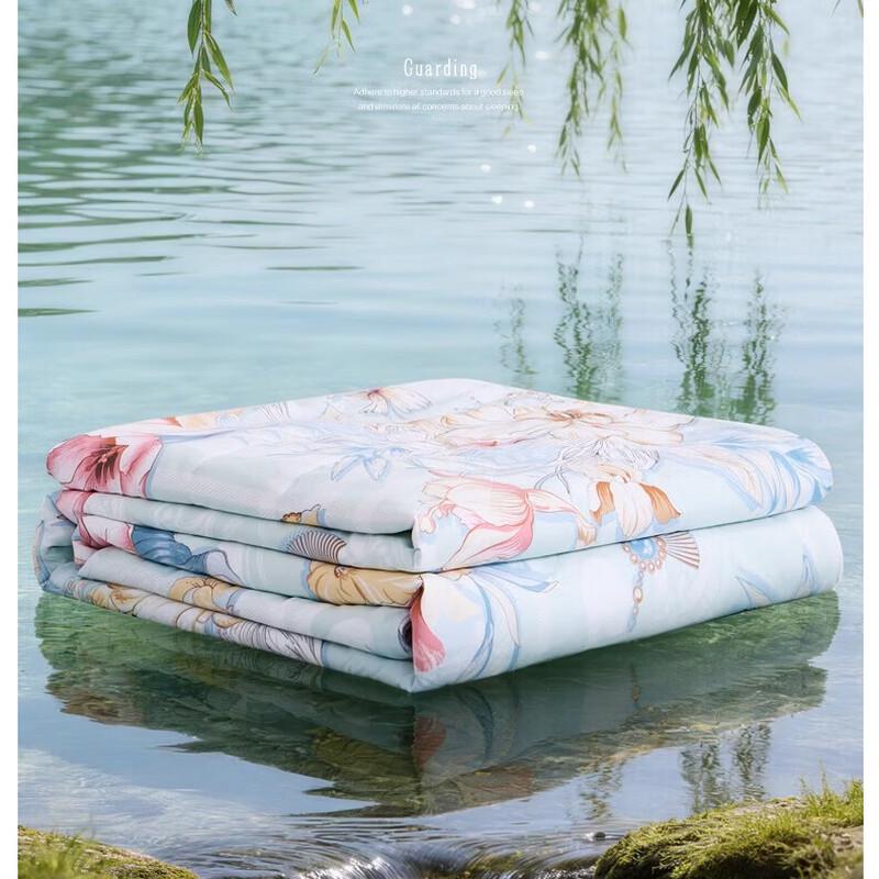 FUANNA Washable Tussah Silk Summer Quilt