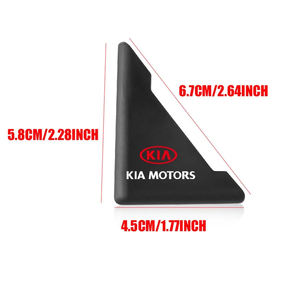 FBOW3 2pcs Car Door Corner Cover Collision Protection Door Bumper Anti Scratch Sticker For KIA Sportage Picanto Rio Ceed Cerato Soul