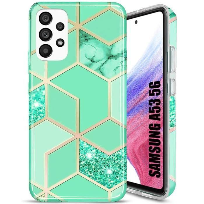 Coque de protection - Samsung - Galaxy A53 5G - TPU Résistant - Antichoc - Turquoise