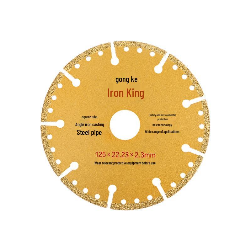 Metal Cutting Disc for Rebar, Cast Iron, Stainless Steel, and Angle Iron Saw and Grinding Blade