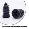 60pcs Reliable Tire Puncture Repair Plugs and Screwdriver Kit for Immediate Leak Stopping In Automotive Tires On Outdoor Adventures