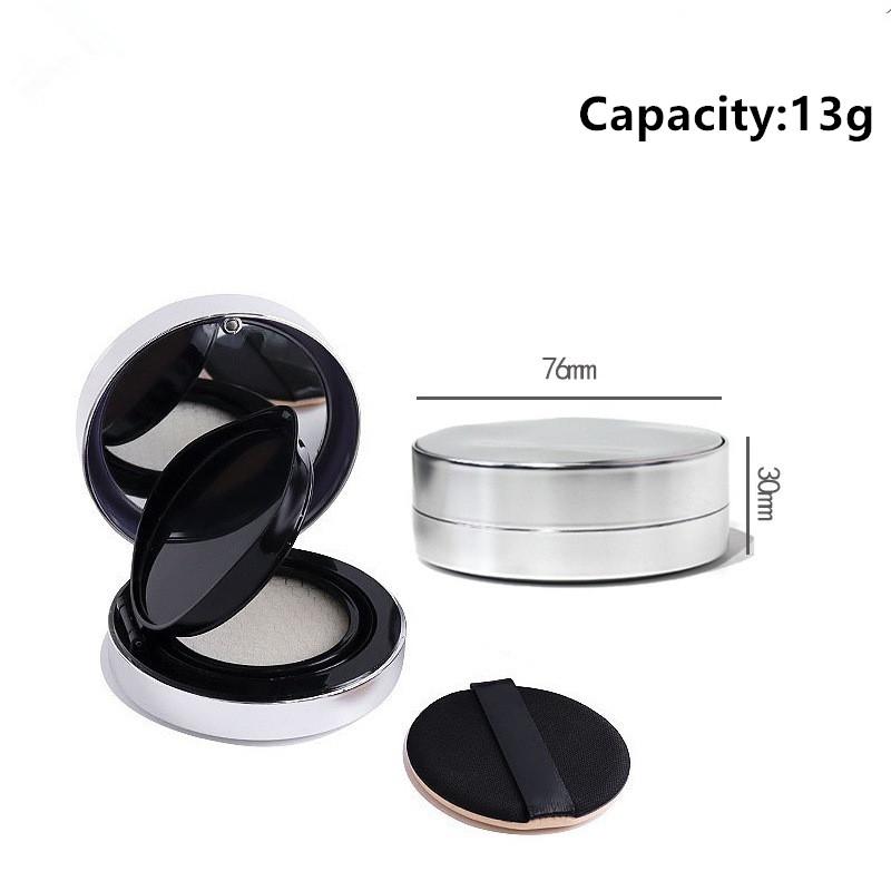 13g Empty Air Cushion Compact – Portable Case with Mirror and Sponge for BB Cream or Foundation
