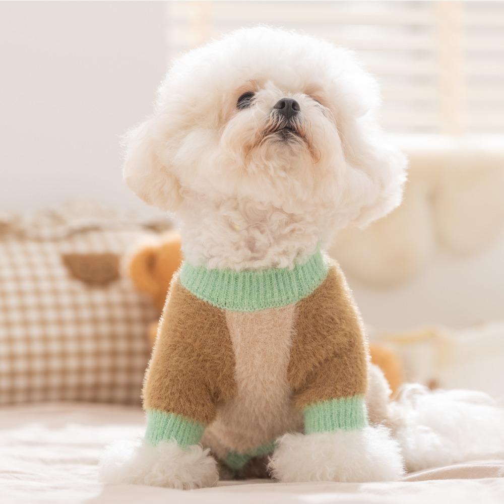 Pet Clothes Small Dog Bichon Teddy Pet Dog Dog Clothes Autumn and Winter Four-legged Dog Sweater