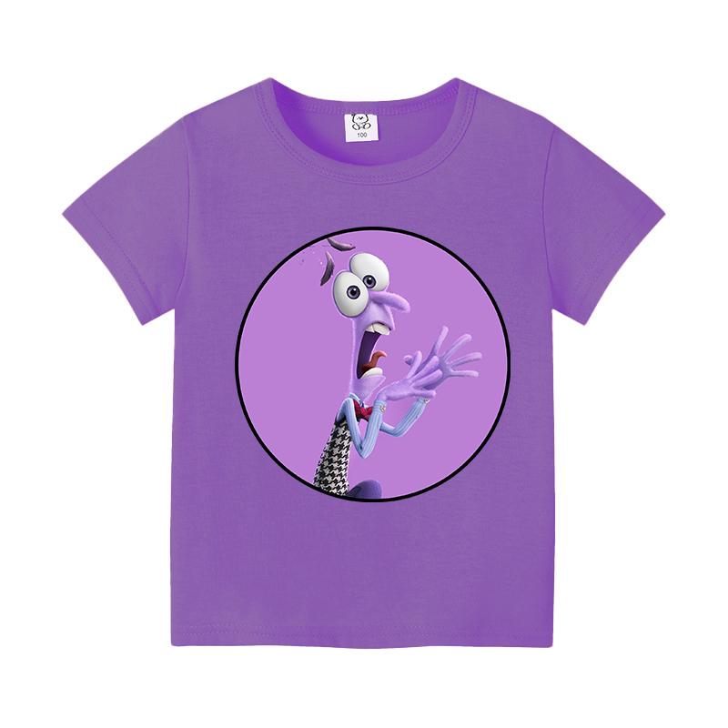 

Inside Out 2 Joy Sadness Girls Boys Child T Shirt Clothes Tops Children s Clothing Summer Cute Short Sleeve Tee Kids Gift 110
