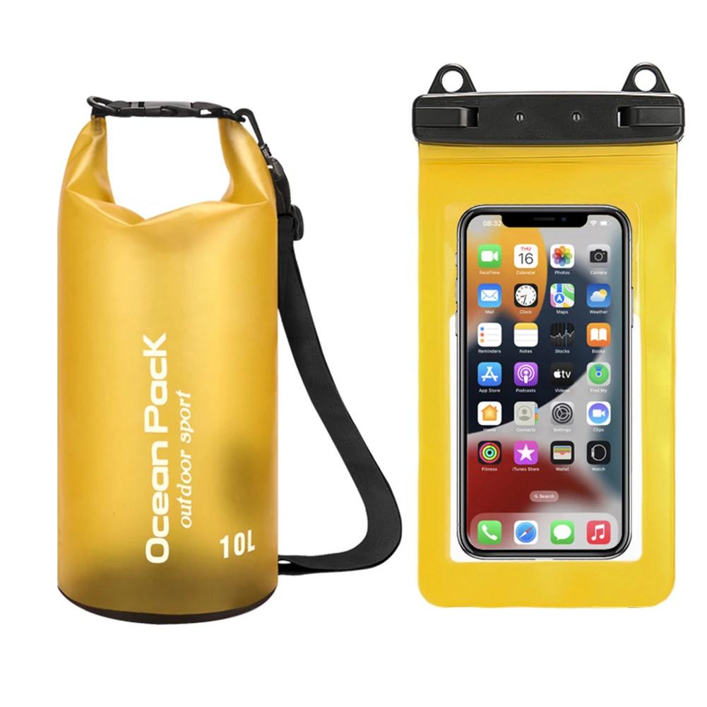 15/2L Buoy For Open Water Waterproof Bags Swimming Dry Bag Portable Adult Pool Buoy Float Dry Bag inflatable Swimming Buoy