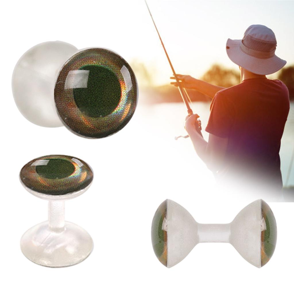 25Pcs/pack Plastic Fishing Dumbbell Eye, 6mm/8mm/10mm Lightweight And Quality Dumbbell Eye For Water Fishing