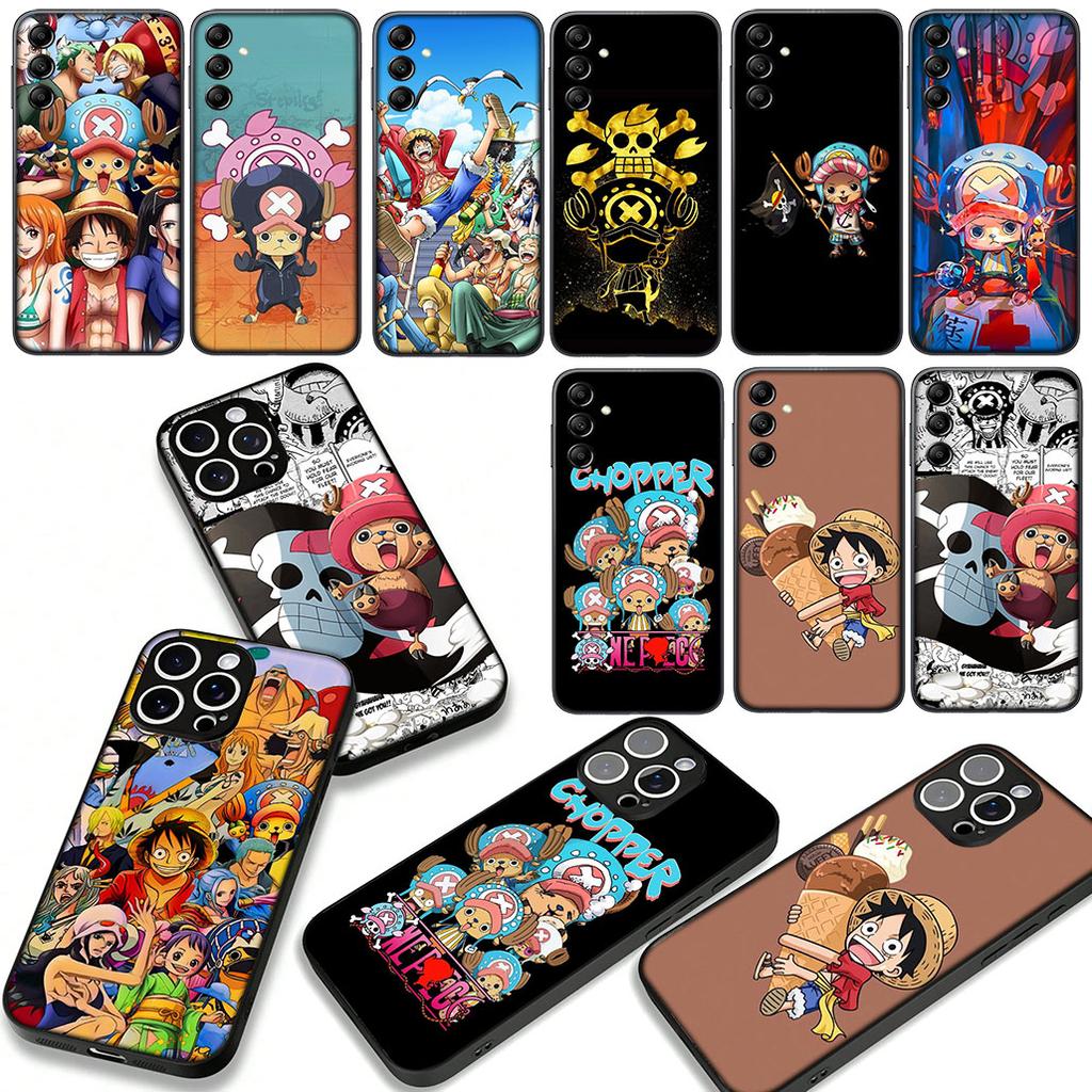 Tony Chopper One Pieces Luffy Zoro Phone Cover Case for Apple iPhone 16 15 14 Plus 13 12 Mini 17 Pro Max + 16E Air 16+ ProMax