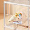 New Creativity Parrot Eggshell Toy Multi-functional Feeding Bowl Boredom Gnawing Biting Self Entertaining Bird Toy Birdcage Deco
