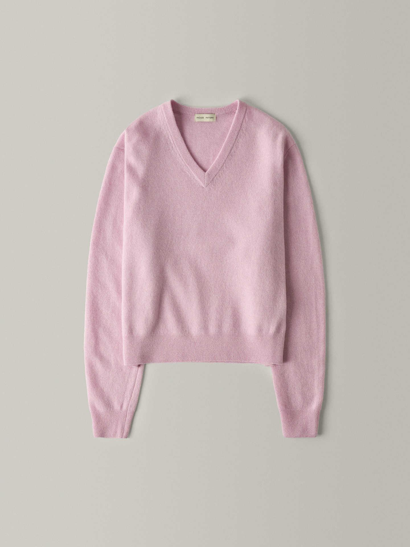 

В наличии: Женский шерстяной свитер с V-образным вырезом - Осенне-зимний дизайн, Простой свободный крой, Облегающий трикотажный топ One Size