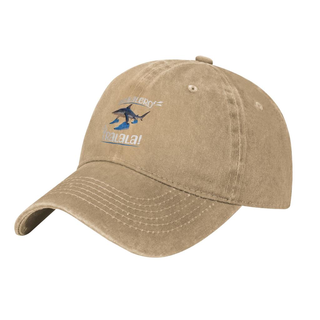 Vintage Tralalero Tralala Italian Brainrot Baseball Cap for Men Women Distressed Washed Snapback Hat  Outdoor Soft Hats Cap