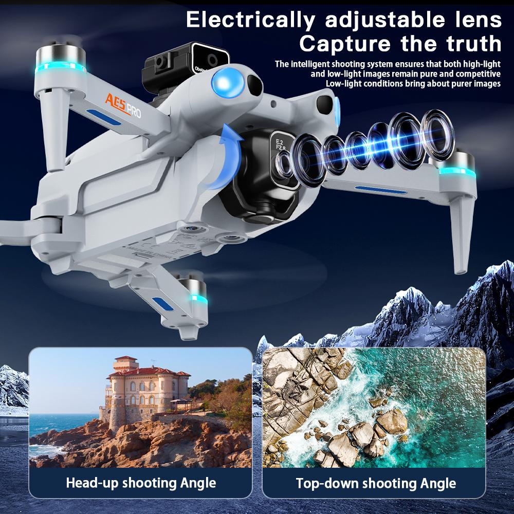 2026 NEW AE5 Drone 4K Professional 8K HD Camera Remote Control with Screen WIFI UAV Brushless Foldable Quadcopter Toy