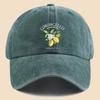 pc Lemon Print Baseball Cap with Lemon Pattern Breathable Adjustable Dad Hat Suitable for Outdoor Sports Suitable for Cycling