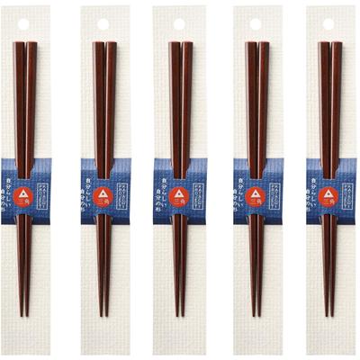 Happy Set of Made In PID1868 J-kitchens Chopsticks, 5, Material Wood, Chopsticks, Japan,