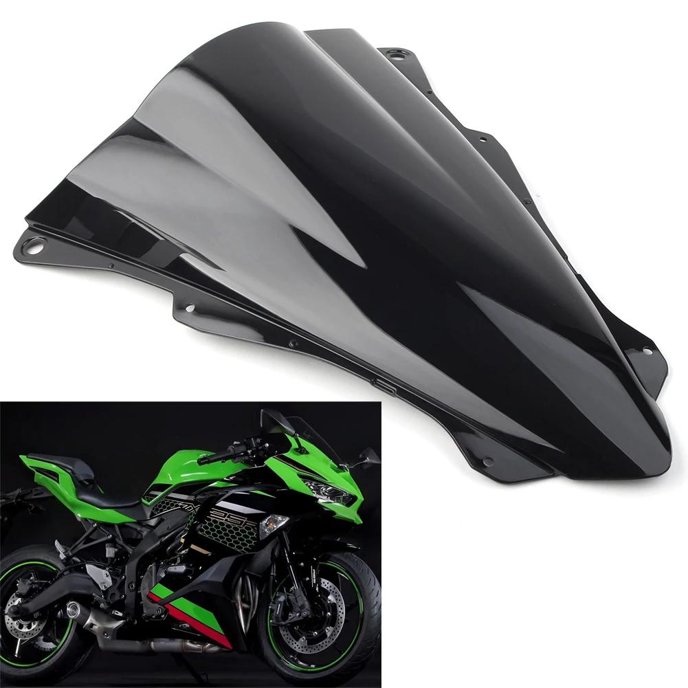 Motorcycle For Kawasaki Ninja ZX 25R  Windshield Windscreen Double Bubble ABS Wind Deflector