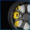 6pcs/Set Sport Car Brake Caliper 3D Sticker Auto Wheel Hub Stickers For BMW E34 E46 E39 E38 E90 E60 E36 F30 F30 F10 E92 E38 E91 G30 G38 M3 M5