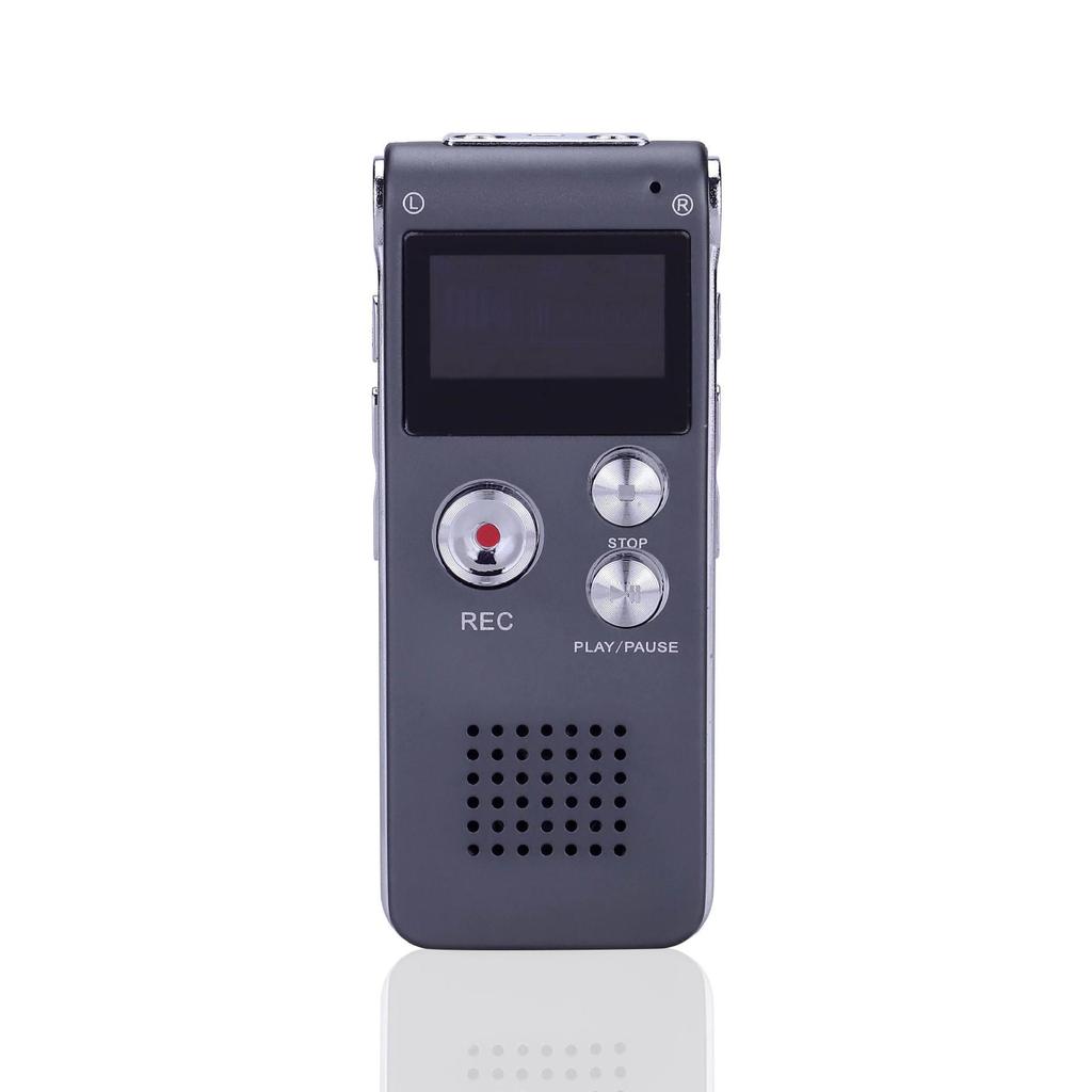 Grabadora de voz digital portátil HD 2024 con reducción de ruido y control de voz