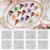 Cute Lollipop Quicksand Mold Handmade Pendant Silicone Mold Resin Casting Mold for DIY Keychain Jewelry Non-stick