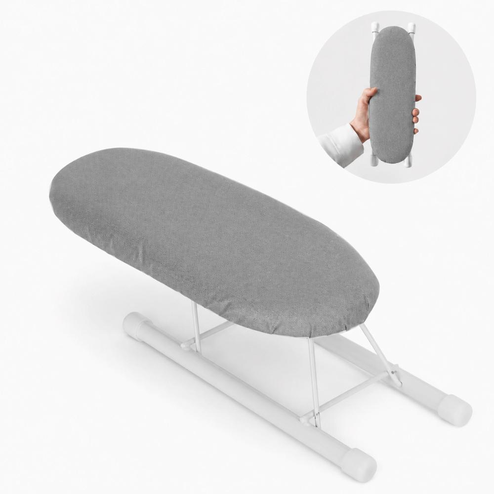 Mini Mini Sleeve Ironing Board Household Ironing Accessory  Daily Shirt Sleeve Ironing Finishing Silver cloth