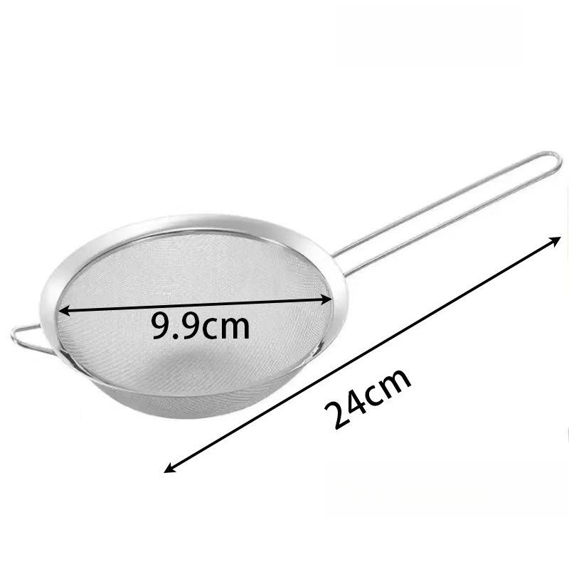 Fine Mesh Strainer, Stainless Steel Sieve Ladle, Multifunctional Kitchen Tool