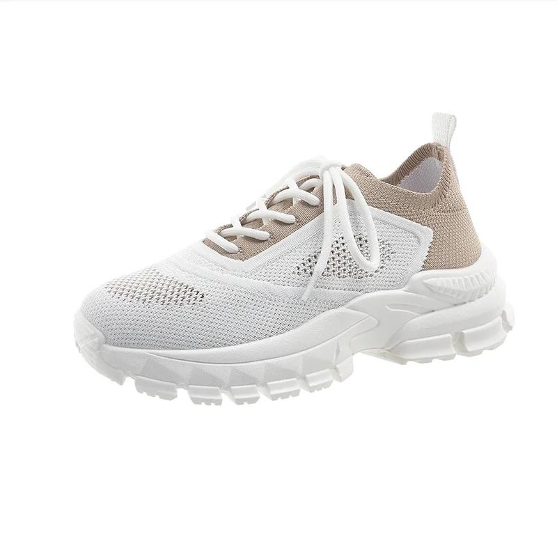 Fashion Women's Versatile Sports Shoes 2025 Spring and Autumn Breathable Outdoor Running Casual Flat Sole Comfortable Low Top Shoes