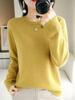 New Autumn Winter Women's Plus Size Round Neck Long Sleeve Knitwear Base Layer