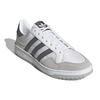 Adidas Originals Team Court Durable Shock Absorption Low-Top Skate Shoes Unisex Sneakers White Gray FY5370