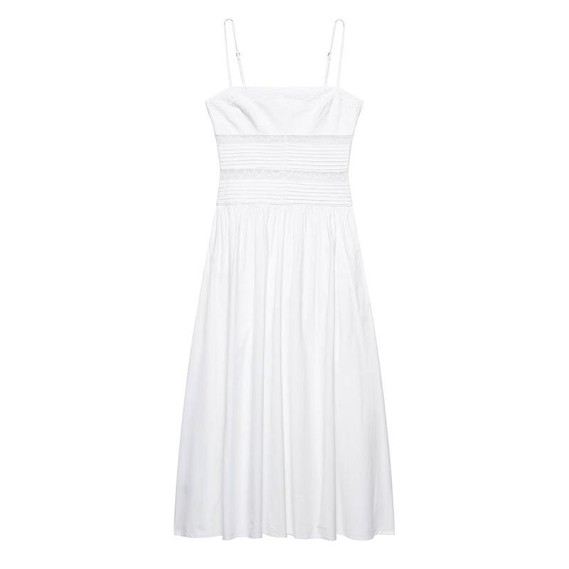 

TAOP&ZA Summer Women s Elegant Slimming French Spaghetti Strap Dress Extra Small