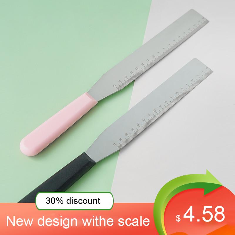 8/10 tommer Kake Spatel i Rustfritt Stål Smørkrem Glasur Frosting Kniv Glatter Kjøkken Bakverk Kakedekorasjonsverktøy