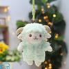 Soft Fluffy Lamb Plush Keychain With Necklace Multi Color Options Perfect For Backpack Decoration Birthday Gifts For Kids Girls