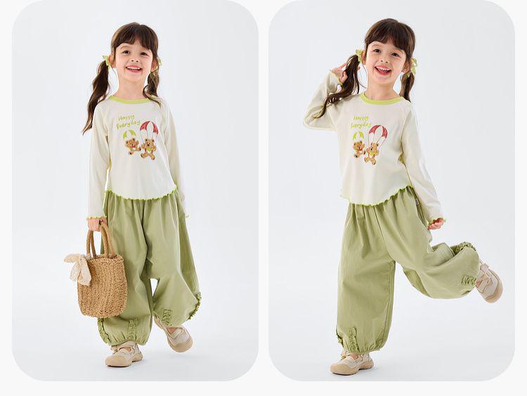 Dudu Family Spring Long Sleeve T-Shirt for Girls - Trendy and Stylish Base Layer Top