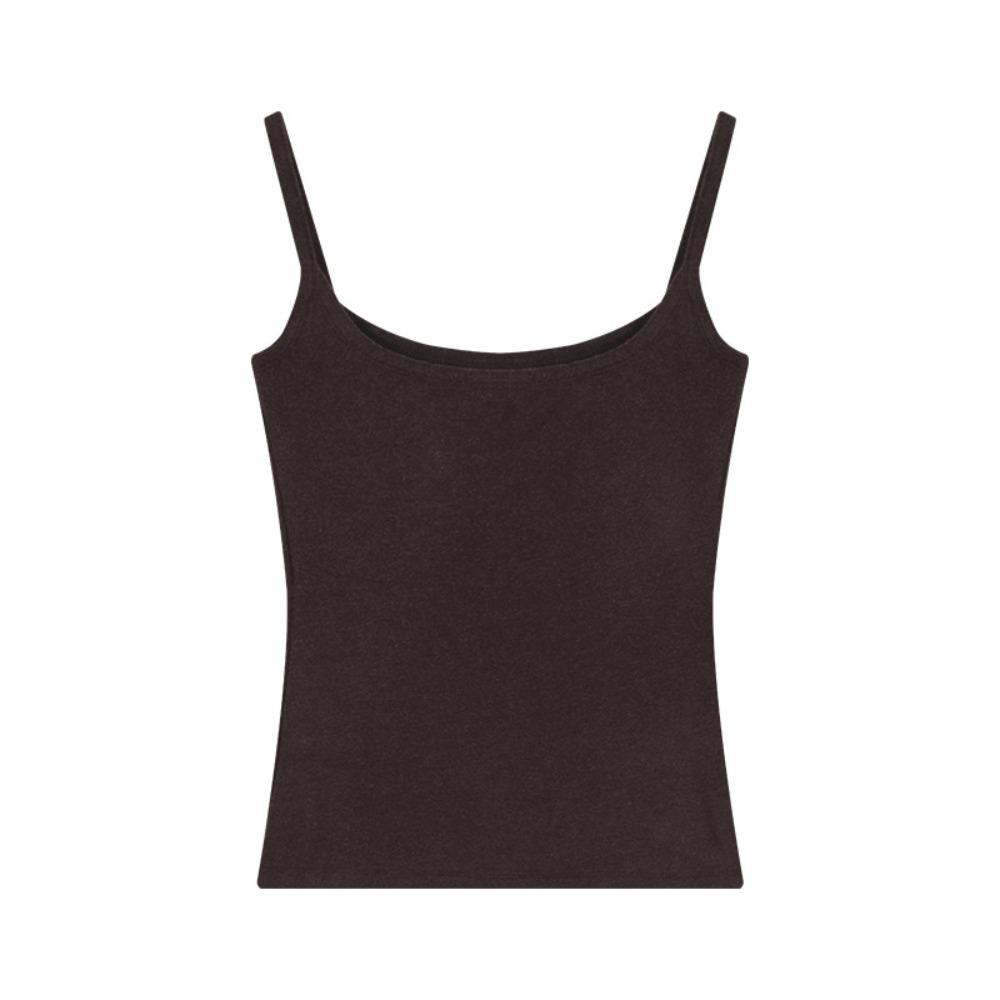 

Тонкое термобелье Утепленная теплая майка Сексуальные термотопы Женские кофейный