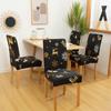 34 Color Christmas Chair Covers Dining Room Stretch Seat Protector Chair Covers for Kitchen Office Hotel Banquet Ceremony Party 2/4/6 Pieces