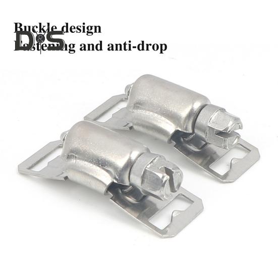 Stainless Steel Pipe Hose Clamps Rustproof Corrosion Resistant Easy To Use Adjustable Throat Clamp Worm Clip Hoop Cable Ties