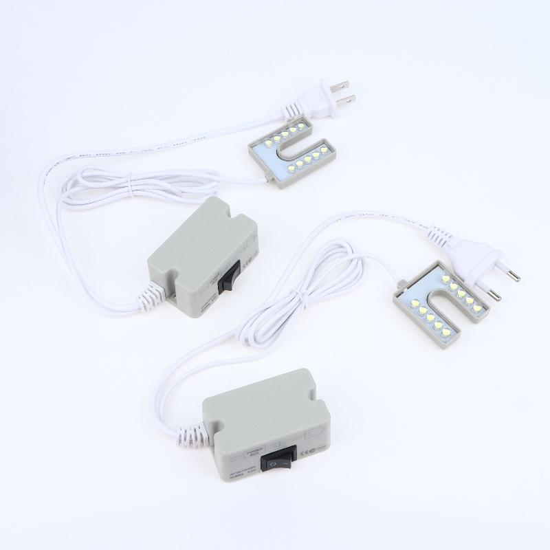 Eye Protection LED Sewing Lamp No Strobe Flexible Gooseneck Magnetic Base for Sewing Machine Quilting Work