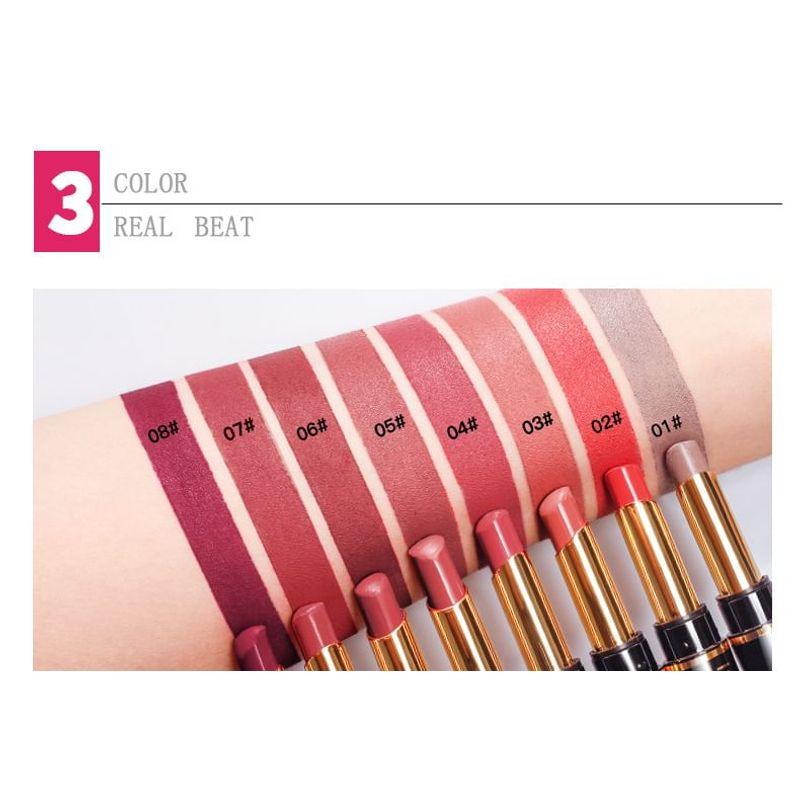 Pudaier - Dúo Delineador de Labios y Labial Mate - 16 Colores
