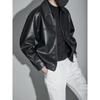 Giacca Casual alla Moda da Uomo in Ecopelle PU con Revers - Stile Primavera/Autunno