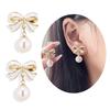 Exquisite Bowknot Drop Earrings Accessory Unique Ear Pendant Delicate Bowknot Ear Hooks Adornment for Daily Wear Dates