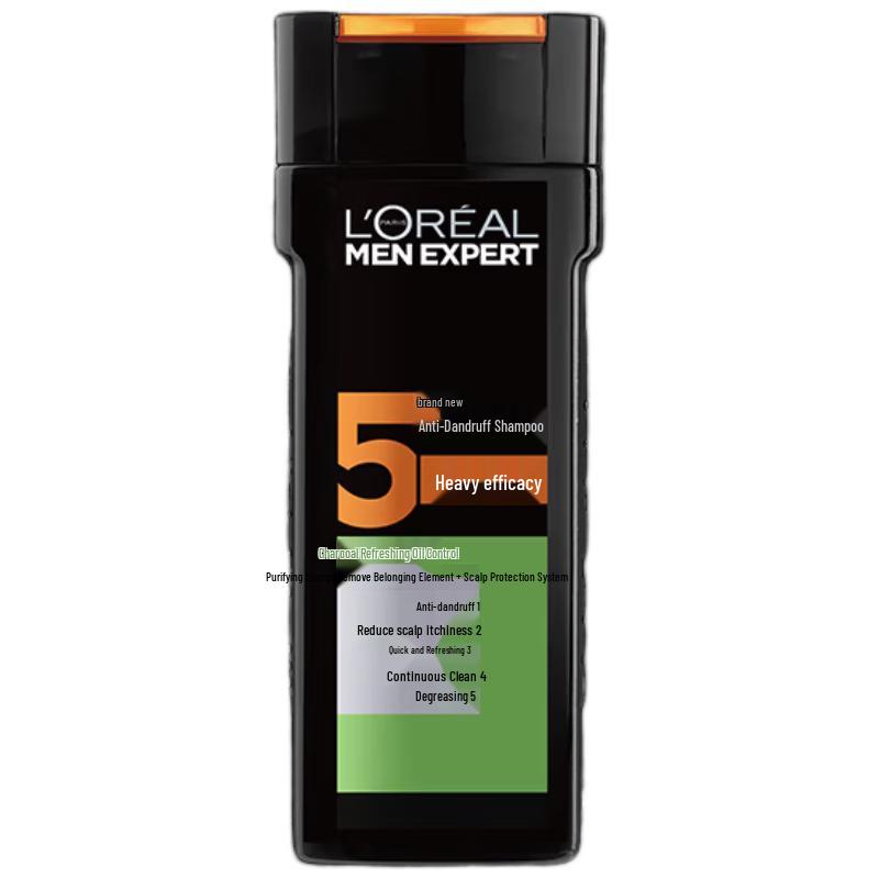 L'Oréal Men's Anti-Dandruff Charcoal Oil Control Shampoo