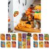 Adorable Cm2206006 Kids Cartoon Halloween Pumpkin Interactive Puzzle Stickers Set