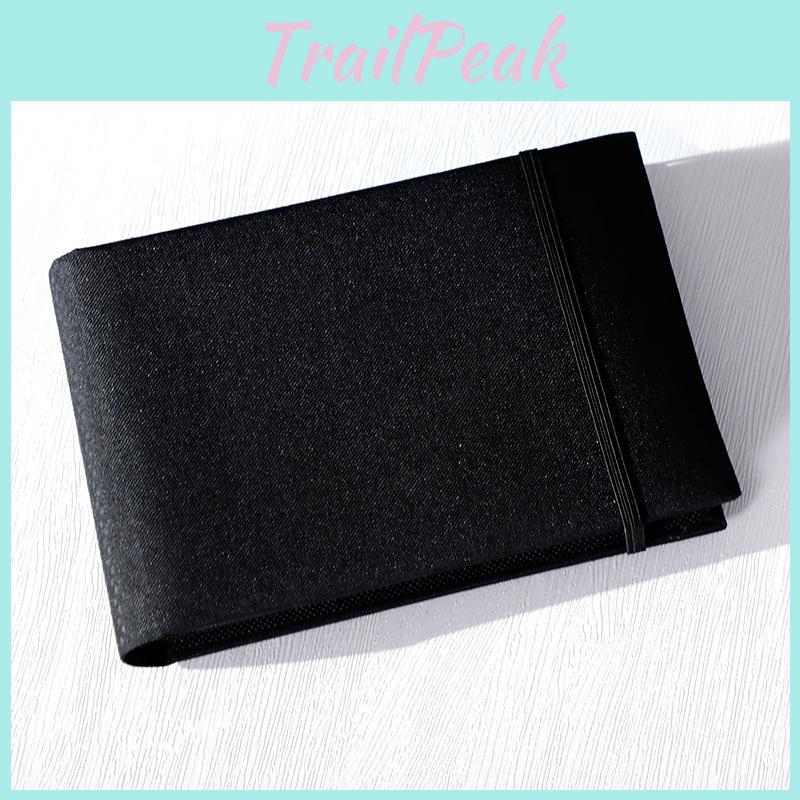 Book Mini Flip Album Portable Linen Cover Photo Album For Travel Memory Storage