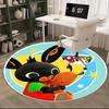 Bing Rabbit,Bing Character Chair mat Round Rug Office carpet, Non slip, Suitable for Living Rooms, Bedrooms decor.1205287a