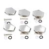 6Pcs Guitar Tuning Peg Buttons Metal Stable Universal Tuner Buttons Replacement for Acoustic Electric Guitar
