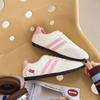 Ugly Cute Board Shoes Women's Pink Spring and Autumn New Niche Design Round Head Student Ballet Little White Shoes Sports Shoes