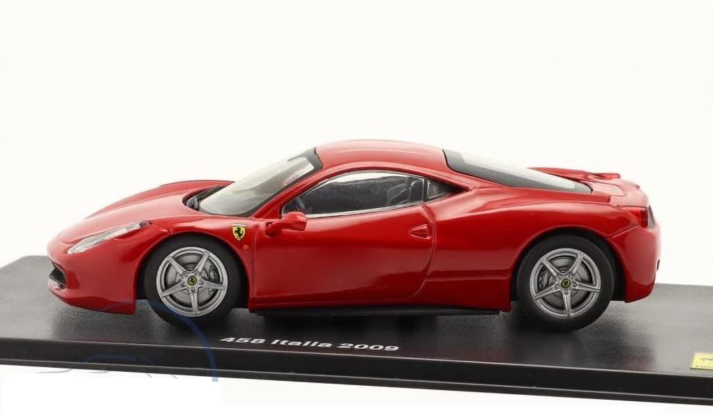 Ferrari Miniaturauto FERRARI 458 Italy 2009 mit Vitrine 1/43 (rot) [Artikel]